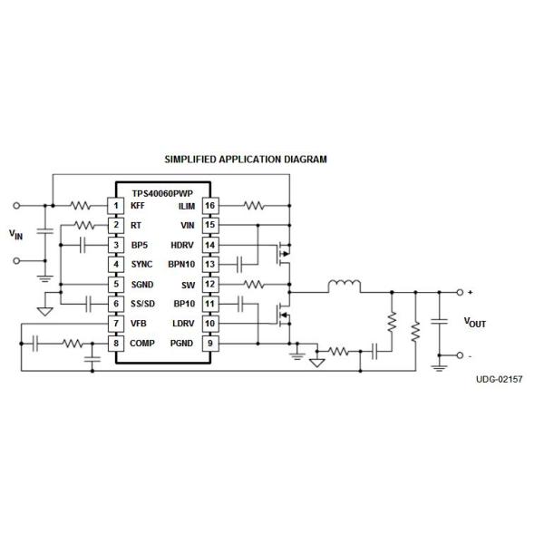 Tps40061pwpr Integrated Circuit Chip Wide Input Synchronous Buck Controller 10 V To 55 V