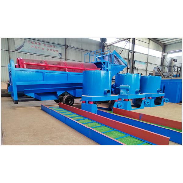 Dependable Mobile Gold Trommel Screen for River Mining Feeding Size Less than 300mm