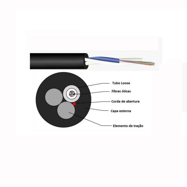 80M Span Mini ADSS Fiber Cable G652D , all dielectric fiber optic cable