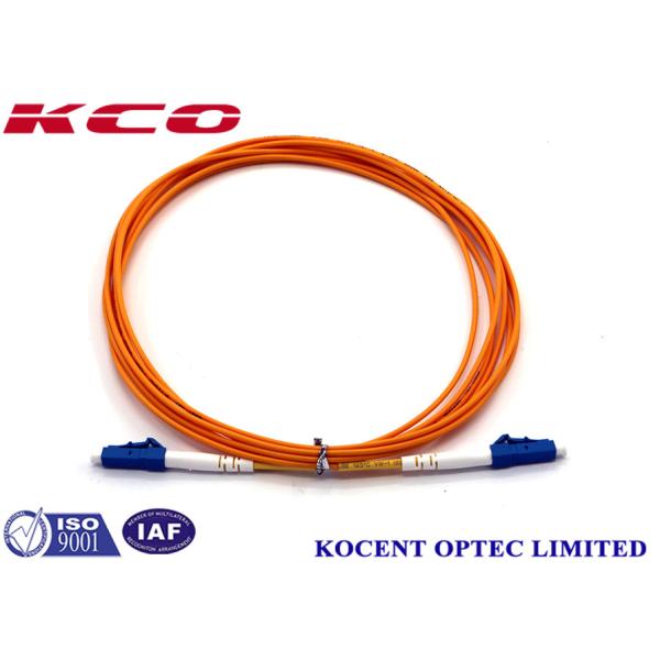 2.0m 2.0mm Multimode Fiber Optic Patch Cord with 62.5/125 Core for High Density Connectivity