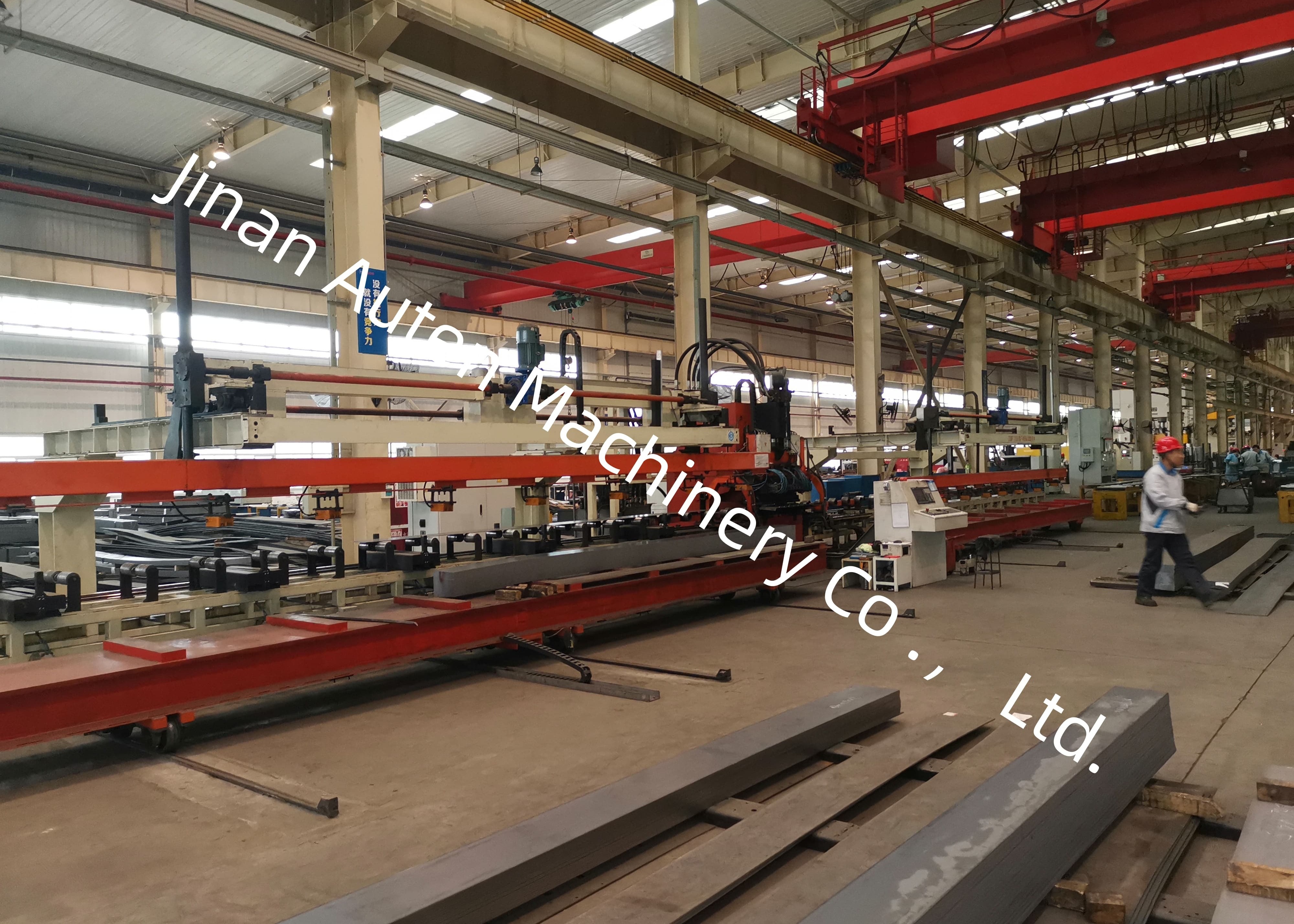 Bus Beam Processing CNC Truck Beam Punching Machine Special Vehicle Structural Parts Production