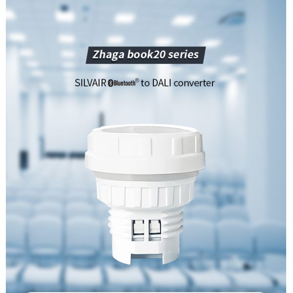 Zhaga Book20 Based SILVAIR Bluetooth Mesh to DALI converter, self-contained "application controller"
