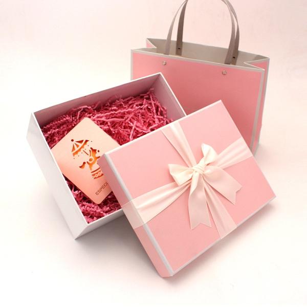 Corrugated Rectangle 80gsm Offset Paper Gift Packing Boxes CMYK Color