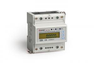 Quality Din Rail Mounted Single Phase Kwh Meter Iec 62055 Part 31 Ami Energy Meter for sale