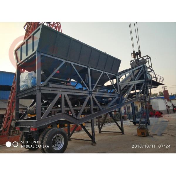 YHZS50 Automatic containerized mini mobile concrete mixing plant concrete batch mix plant concrete batch mix plant