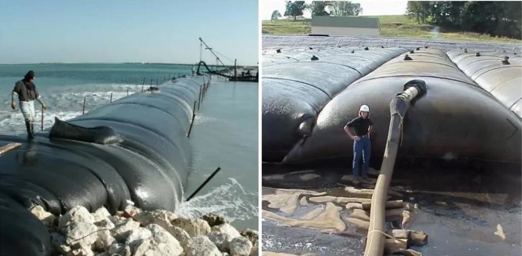 PP Woven Soft Geotextile Geotube For Solid Dam Engineering