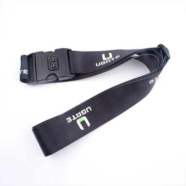 Custom Logo Printing Suitcase Belt Strap With TSA Digital Locks
