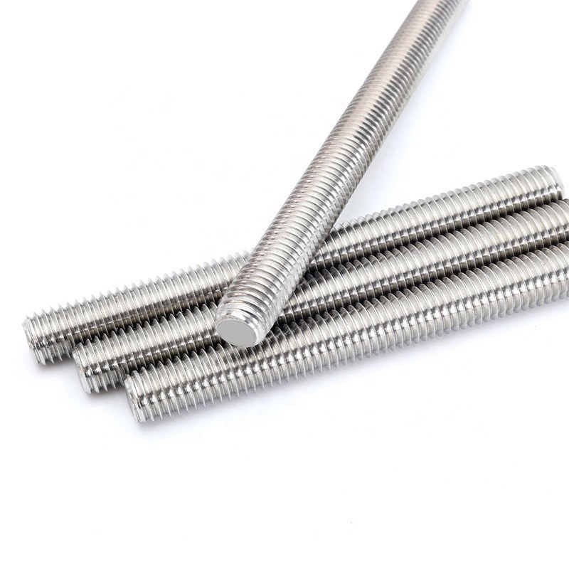 Customized Stainless Steel DIN 976 Threaded Bar Rods Bolt and Nuts Full Threaded Metric System Direct with ODM Support