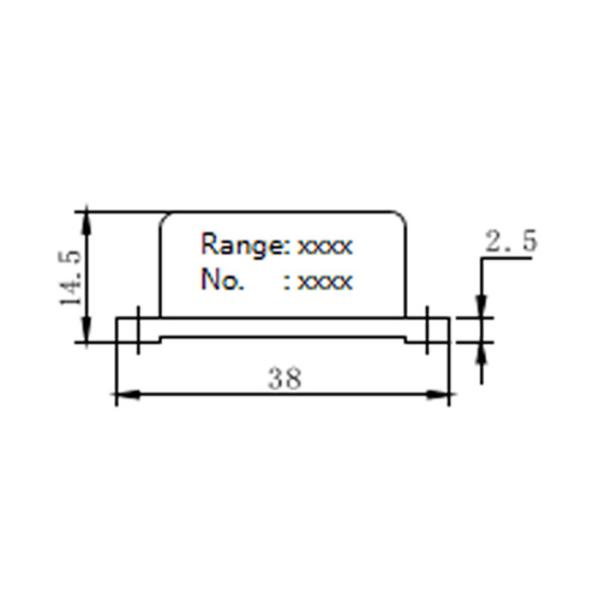 Uniaxial Accelerometer Sensor with 0.5~4.5V Output ±1 g Range and Wide Measuring Range