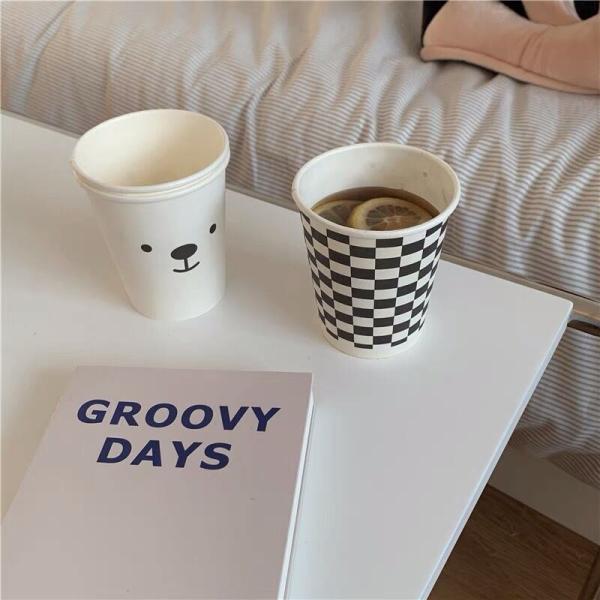 Personalized Printing Disposable Paper Cup Customized Color Full Payment Without Lid