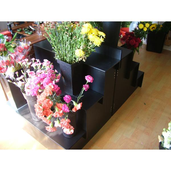 Corflute Floral Display Stand Foldable Lightweight Waterproof Polypropylene