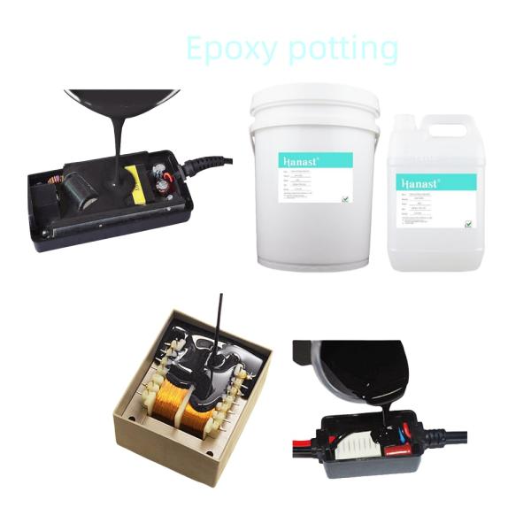High Hardness Epoxy Encapsulation Resin Flexible Epoxy Potting Compound For Led Transformers/Coils Electronics