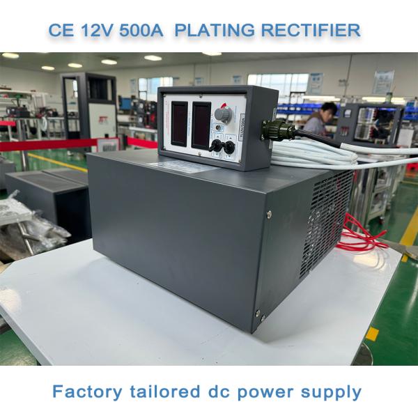 Electroplating Power Supply CE ISO9001 Approved 0-12V 0-500A Plating Rectifier