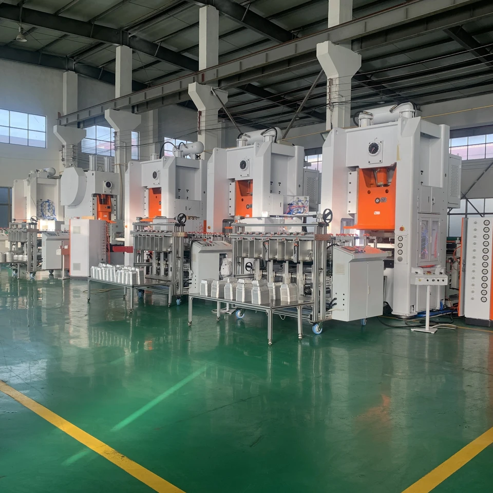 Fully Automatic Aluminum Foil Container Machine with 3 Cavity Mould and C Frame Structure