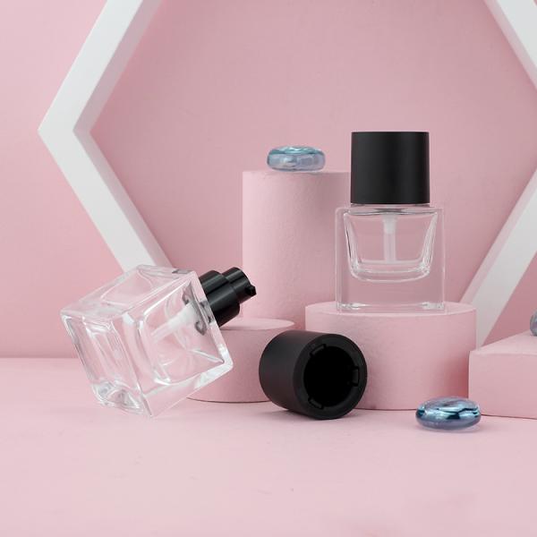 Empty 15ml 30ml Airless Foundation Bottle Clear With Pump