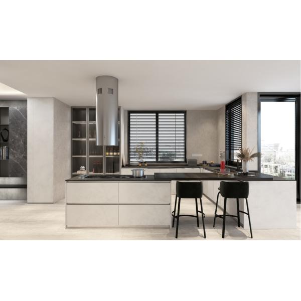 Custom Furniture Style Cupboard Storage Unit , E0 / E1 Grade Fitted Kitchen Cabinets