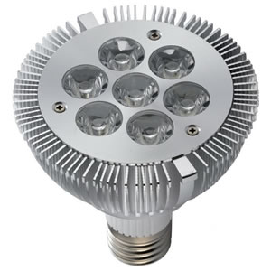 led PAR light 7W warm/normal/cold white dimmable energy-saving led par light 7w