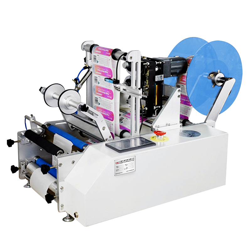 Label Placer Manual Machine Semi-automatic Fruit Juice Red Wine Water Bottle Labeling Machine For Food Chemicals
