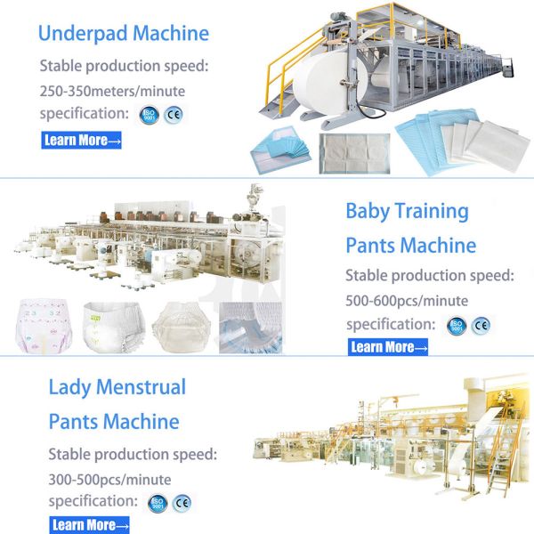 High-Performance Baby Training Pants Making Machine for Smooth and Fast Production