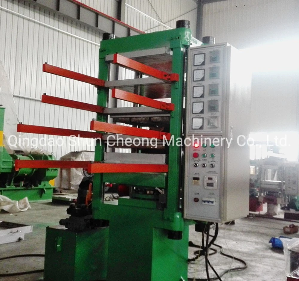 Rubber Floor Making Machinery / Rubber Mats Hydraulic Vulcanizing Press Machine