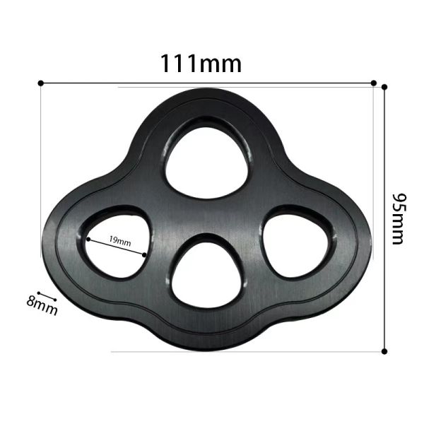 Versatile Multi-Hole Force Distribution Plate Climbing Gear Anchor Point Equipment