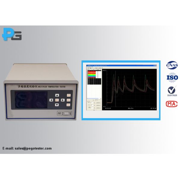 Multiplex Temperature Tester 8-64 Channels With K Type Thermocouples