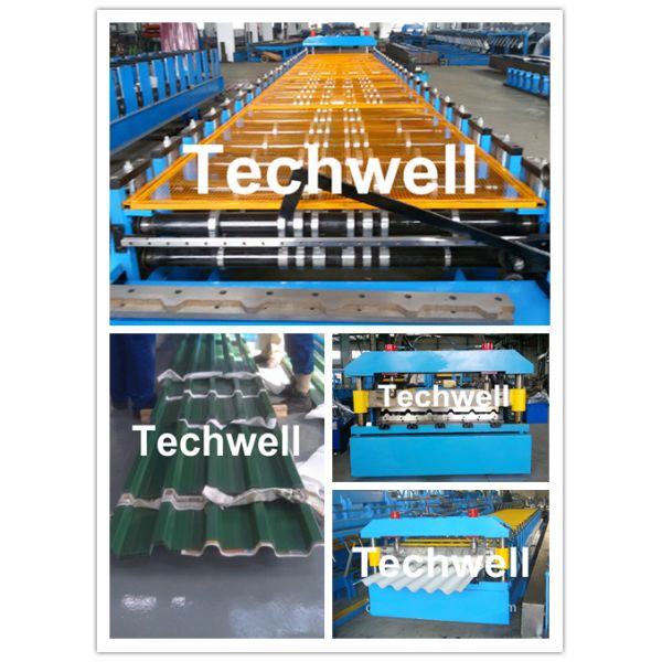Long Span Corrugated Roofing Sheet Roll Forming Machine Exported To Nigeria