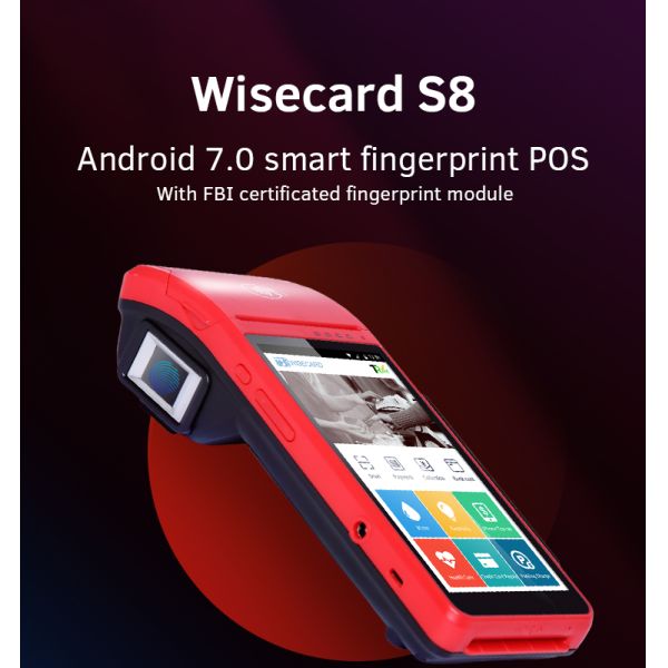 CDMA GPRS Android Pos Terminal ISO18092 NFC Wireless 4G 4 PSAM