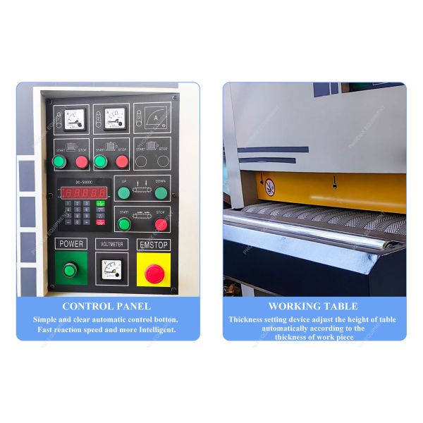 Multifunctional Wood Planer Belt Sanding Machine CNC Double Side Table Automatic