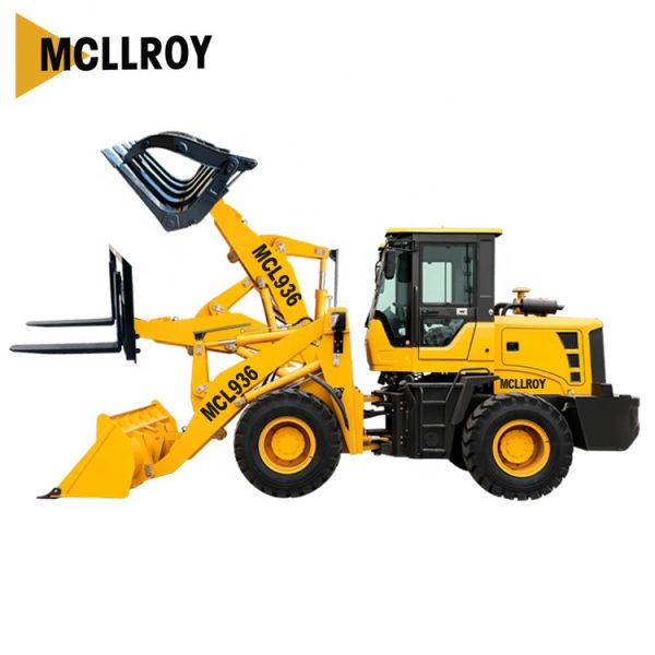 Mini Articulated Wheel Loader Multifunctional Applications In Construction And Agricultural