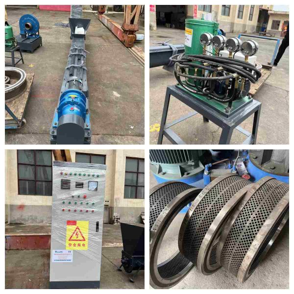Automatic Pellet Mill Machine Biomass Wood Pellet Mill Machine Lubrication System