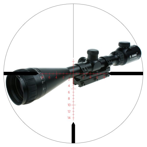 Quick Detachable Scope Mount 30mm Offset Ring for 21mm Side Mount in Matte Black