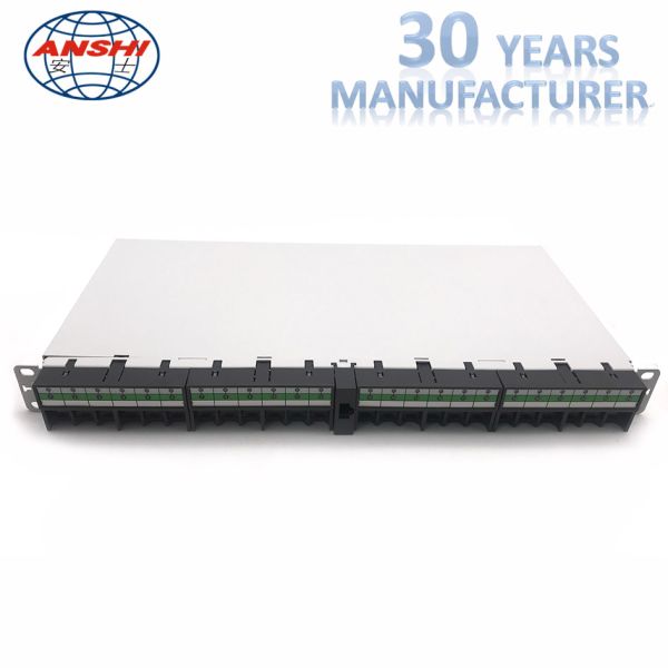 Distribution Ftth 4u Optical Fibre Frame 19 Inch