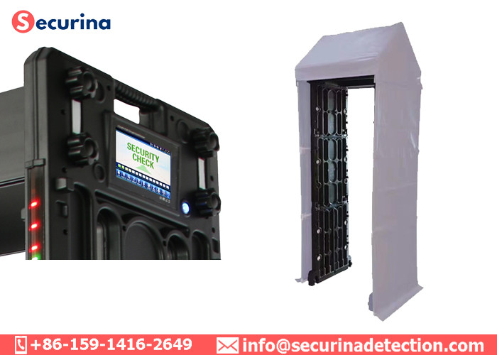 Lightweight Pass Through Metal Detector Security Threats Detection Weapon