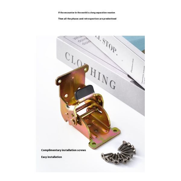90° Self-locking Folding Hinge Thickened Hardware Accessory for Dining Table Chair Bed Leg Coffee Table Support
