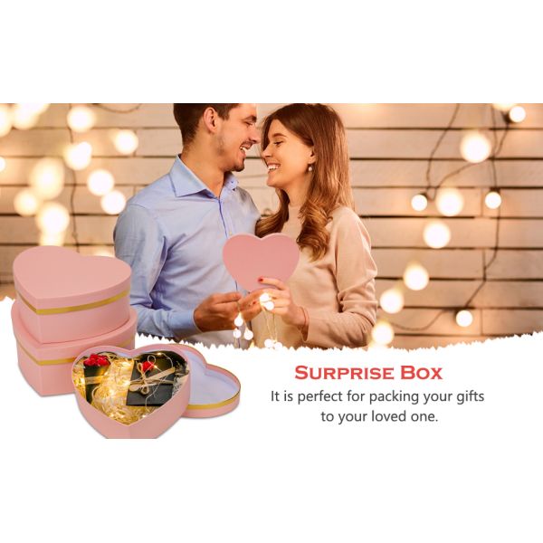 pink gift boxes