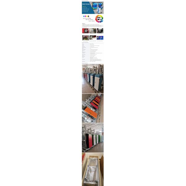 3D Wall Decal Printing Machine , 220V Direct To Wall Inkjet Printer