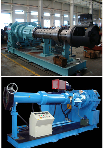 small cold feed epdm rubber hose strainer extruder machine