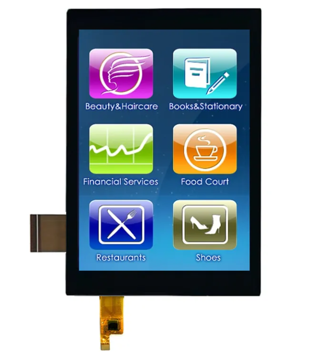 4 Inch TFT LCD Display with SPI+RGB Interface and IPS Full Viewing Angle Capacitive Touch Screen