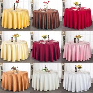 Customized Color Hotel Table Cloth High Durability Comfortable For Dining