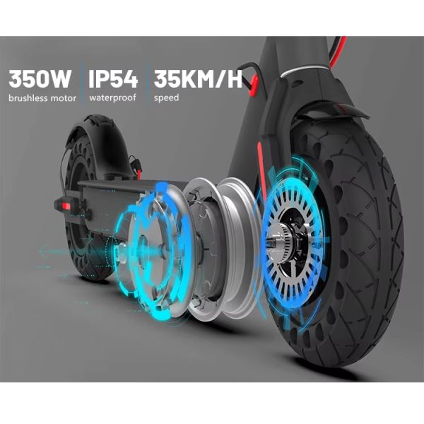 40-60km Range Per Charge Bluetooth Smart Type Electric Foldable Scooter 11 Inch for Smooth and Comfortable Ride
