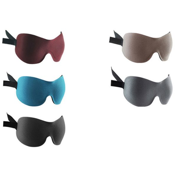 Polyester Foam 3D Sleeping Eye Mask Adjustable Sleep Mask