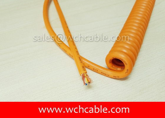 UL21323 Antimicrobial Curly Cable