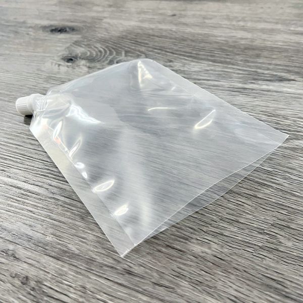Translucent Spout Pouch Heat Sealing Clear Plastic Bag Dipping Sauce Package Pouch with Spout
