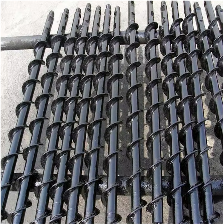 High Speed Anger Drill Pipe Single / Double Spiral Blades Threaded Drill Rod Twist Drill Pipe