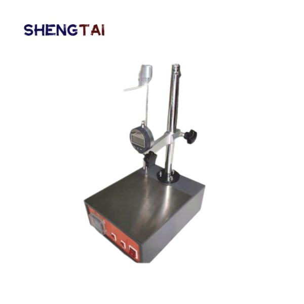 Pectin gel strength measuring instrument (SAG) digital display shows depression value