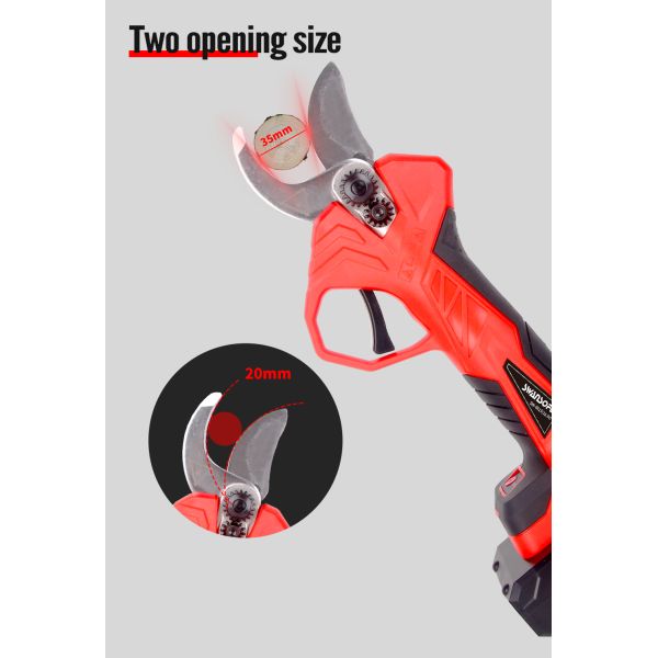 Electric Pruning Shears Finger Protection Progressive Cutting 35mm Diameter Pruner Shears