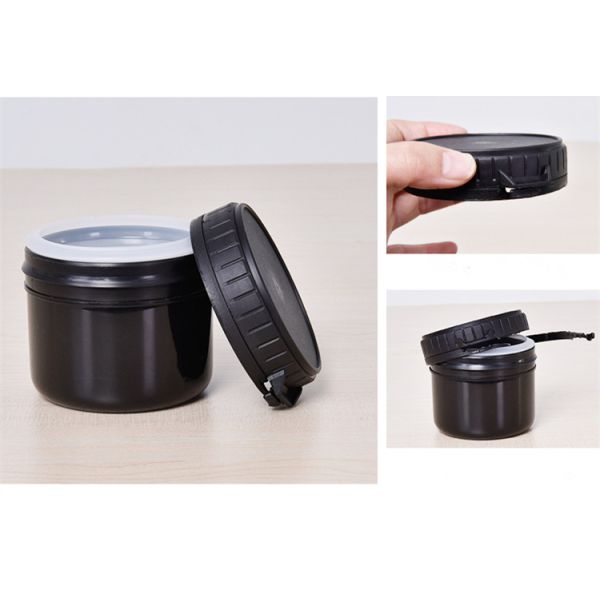 Collar Material HDPE 200ml Plastic Food Grade Storage Boxes Customized Printing