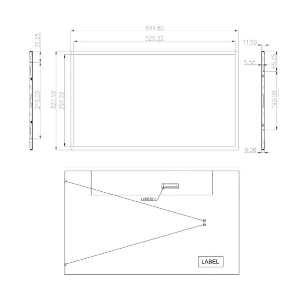 Android 7.1 Digital Lcd Billboard 24 Inch 31200mAh 1024×768