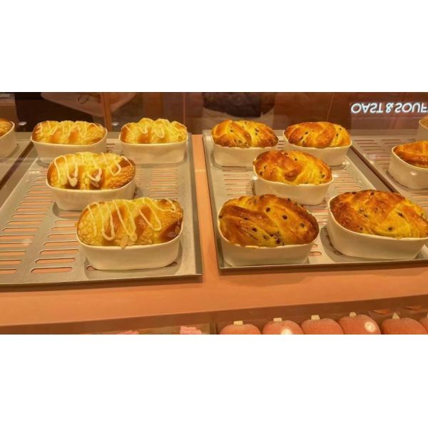 Regular Supply Kraft Paper Cake or Bread Box Take Away Container Simple Style